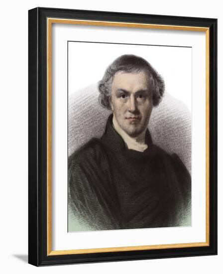 Portrait of William Whewell (1794-1866), British philosopher and historian-French School-Framed Giclee Print