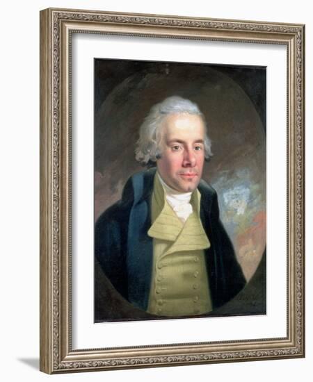 Portrait of William Wilberforce (1759-1833), 1794-Anton Hickel-Framed Giclee Print