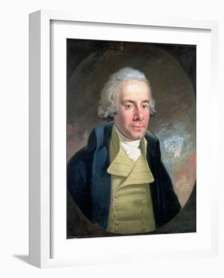 Portrait of William Wilberforce (1759-1833), 1794-Anton Hickel-Framed Giclee Print