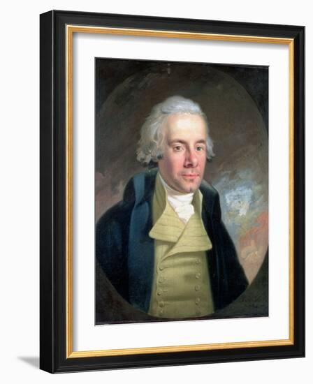 Portrait of William Wilberforce (1759-1833), 1794-Anton Hickel-Framed Giclee Print