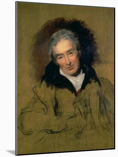 Portrait of William Wilberforce (1759-1833) 1828-Thomas Lawrence-Mounted Giclee Print