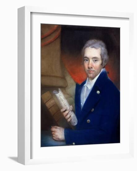 Portrait of William Wilberforce (1759-1833) by William Lane (1746-1819)-John Russell-Framed Giclee Print