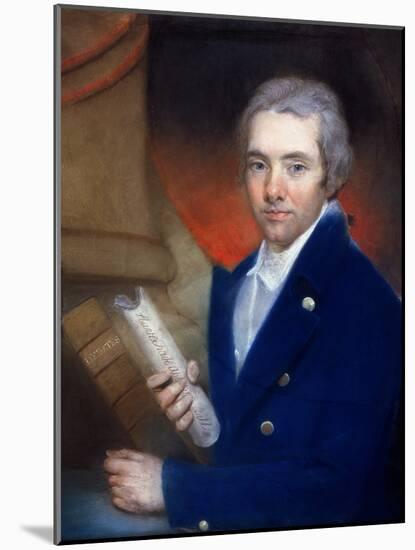 Portrait of William Wilberforce (1759-1833) by William Lane (1746-1819)-John Russell-Mounted Giclee Print
