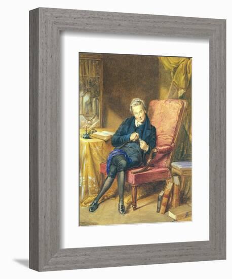 Portrait of William Wilberforce-George Richmond-Framed Giclee Print