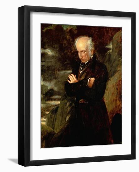 Portrait of William Wordsworth 1842-Benjamin Robert Haydon-Framed Giclee Print