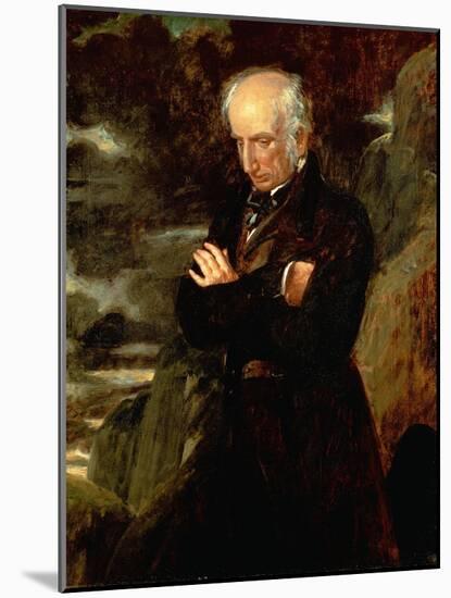 Portrait of William Wordsworth 1842-Benjamin Robert Haydon-Mounted Giclee Print