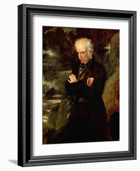 Portrait of William Wordsworth 1842-Benjamin Robert Haydon-Framed Giclee Print