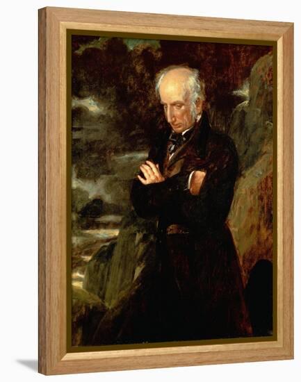 Portrait of William Wordsworth 1842-Benjamin Robert Haydon-Framed Premier Image Canvas