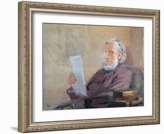 Portrait of William Wordsworth, 1857-Benjamin Robert Haydon-Framed Giclee Print