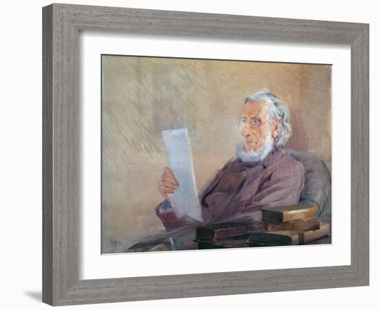 Portrait of William Wordsworth, 1857-Benjamin Robert Haydon-Framed Giclee Print