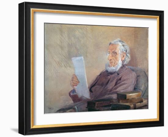 Portrait of William Wordsworth, 1857-Benjamin Robert Haydon-Framed Giclee Print