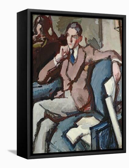 Portrait of Willie Peploe-Samuel John Peploe-Framed Premier Image Canvas