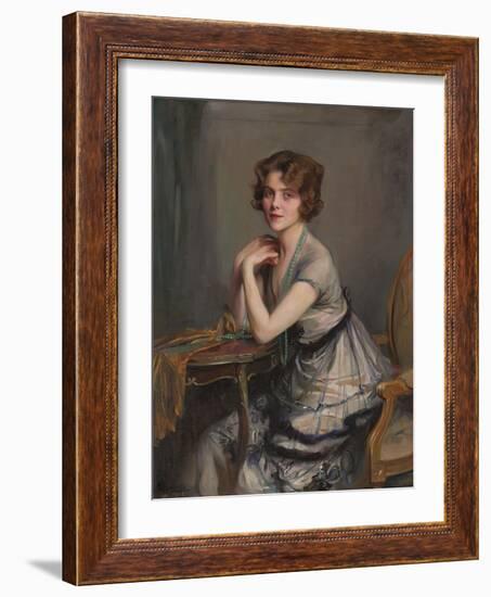 Portrait of Winnie Melville, Mrs, 1920-Philip Alexius De Laszlo-Framed Giclee Print