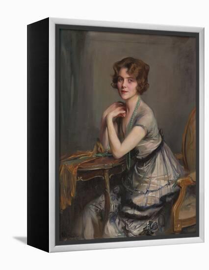 Portrait of Winnie Melville, Mrs, 1920-Philip Alexius De Laszlo-Framed Premier Image Canvas