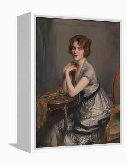 Portrait of Winnie Melville, Mrs, 1920-Philip Alexius De Laszlo-Framed Premier Image Canvas