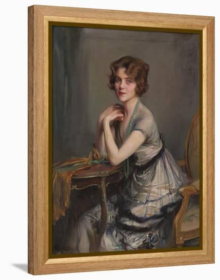 Portrait of Winnie Melville, Mrs, 1920-Philip Alexius De Laszlo-Framed Premier Image Canvas