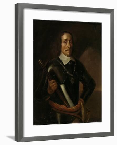 Portrait of Witte Cornelisz De With, Vice-Admiral of Holland and West-Friesland-Hendrick Martensz Sorgh-Framed Art Print