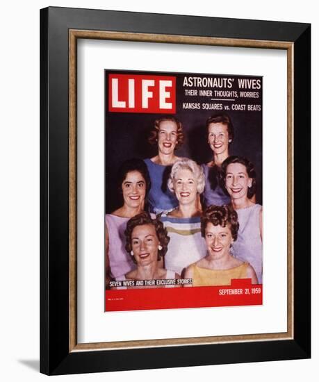 Portrait of Wives of Projest Mercury Astronauts, September 21, 1959-Ralph Morse-Framed Photographic Print