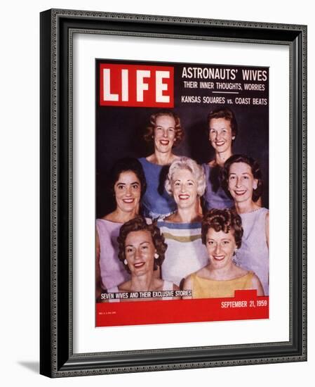 Portrait of Wives of Projest Mercury Astronauts, September 21, 1959-Ralph Morse-Framed Photographic Print