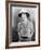 Portrait of Woman in Safari Clothes-null-Framed Photo