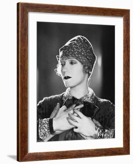 Portrait of Woman in Trance-null-Framed Photo