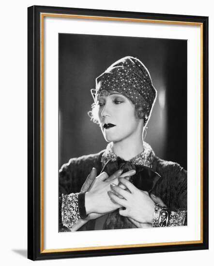 Portrait of Woman in Trance-null-Framed Photo