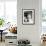 Portrait of Woman Stirring Pot on Stove-null-Framed Photo displayed on a wall