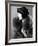 Portrait of Woman Wearing Fur Coat-null-Framed Photo