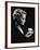 Portrait of Woman with Beverage-null-Framed Photo