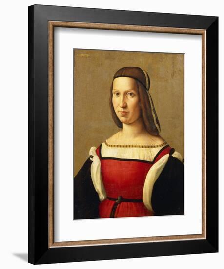 Portrait of Woman-Domenico Ghirlandaio-Framed Giclee Print