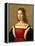 Portrait of Woman-Domenico Ghirlandaio-Framed Premier Image Canvas