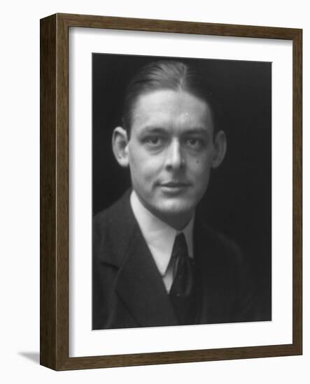 Portrait of Writer T. S. Eliot, 1888-1965-Emil Otto Hoppé-Framed Photographic Print