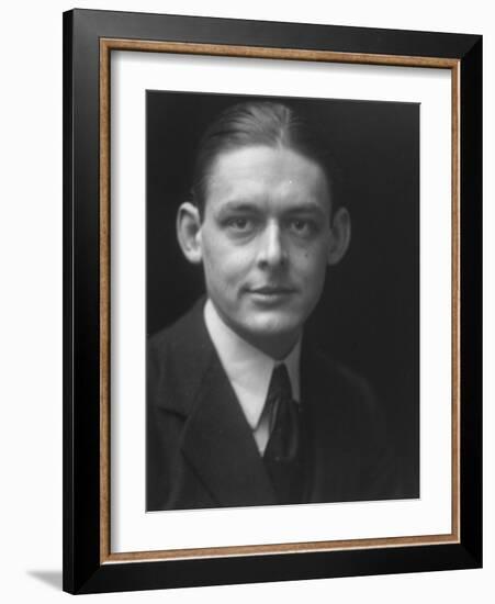 Portrait of Writer T. S. Eliot, 1888-1965-Emil Otto Hoppé-Framed Photographic Print