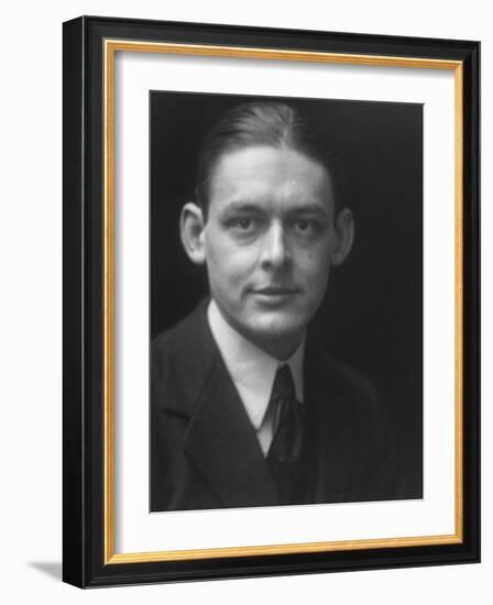 Portrait of Writer T. S. Eliot, 1888-1965-Emil Otto Hoppé-Framed Photographic Print