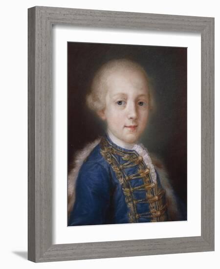 Portrait of Young Boy-Rosalba Carriera-Framed Giclee Print