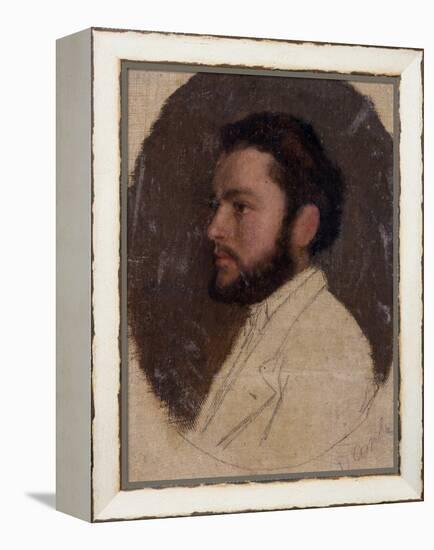 Portrait of Young Man-Demetrio Cosola-Framed Premier Image Canvas