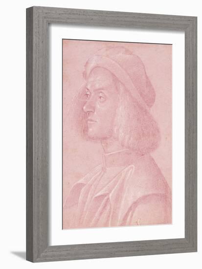 Portrait of Young Man-Vittore Carpaccio-Framed Giclee Print