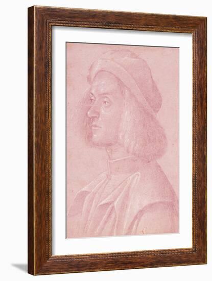 Portrait of Young Man-Vittore Carpaccio-Framed Giclee Print