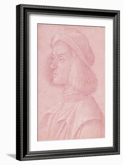 Portrait of Young Man-Vittore Carpaccio-Framed Giclee Print