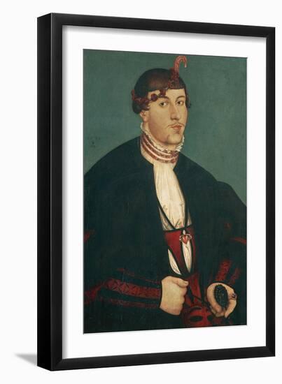 Portrait of Young Nobleman, 1539-Lucas Cranach the Elder-Framed Giclee Print