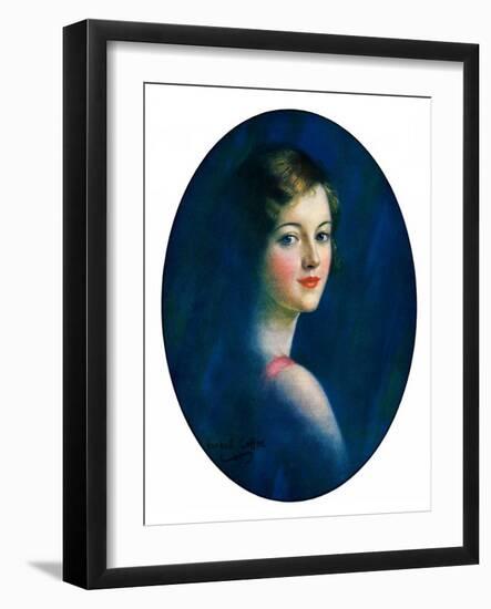 "Portrait of Young Woman,"March 8, 1930-William Haskell Coffin-Framed Giclee Print