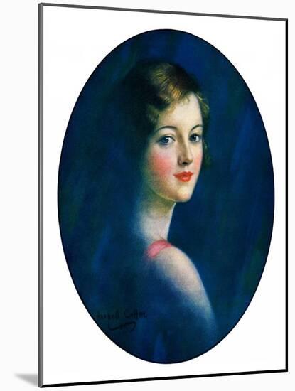 "Portrait of Young Woman,"March 8, 1930-William Haskell Coffin-Mounted Giclee Print