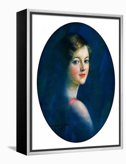 "Portrait of Young Woman,"March 8, 1930-William Haskell Coffin-Framed Premier Image Canvas