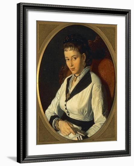 Portrait of Young Woman-null-Framed Giclee Print