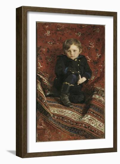 Portrait of Yury Repin, The-Ilya Yefimovich Repin-Framed Giclee Print