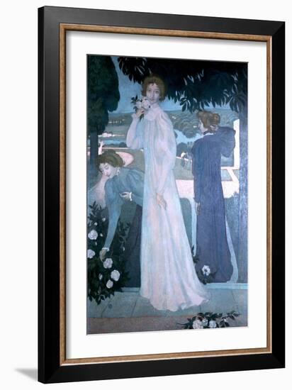 Portrait of Yvonne Lerolle, 1897-Maurice Denis-Framed Giclee Print