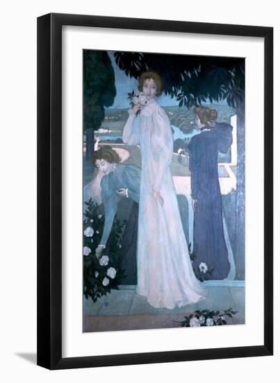 Portrait of Yvonne Lerolle, 1897-Maurice Denis-Framed Giclee Print