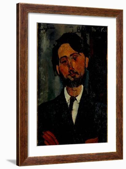 Portrait of Zborowski, 1916-Amedeo Modigliani-Framed Giclee Print