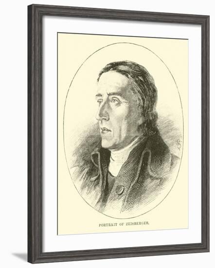 Portrait of Zeisberger-null-Framed Giclee Print