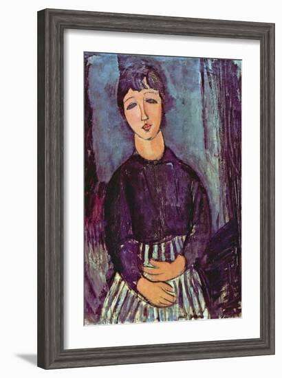 Portrait of Zofe-Amedeo Modigliani-Framed Art Print